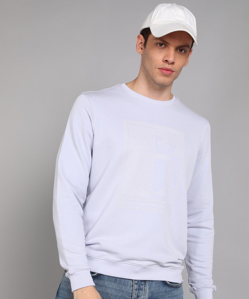 Louis philippe white sweatshirt new arrivals