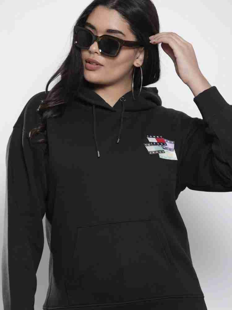 TOMMY HILFIGER Full Sleeve Embroidered Women Sweatshirt - Buy TOMMY HILFIGER  Full Sleeve Embroidered Women Sweatshirt Online at Best Prices in India