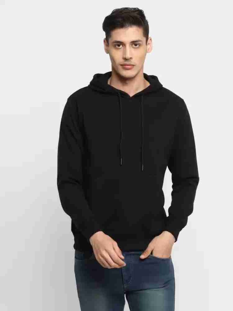 Eight-X | Designer Menswear | Black Hooded Sweatshirt Black / S