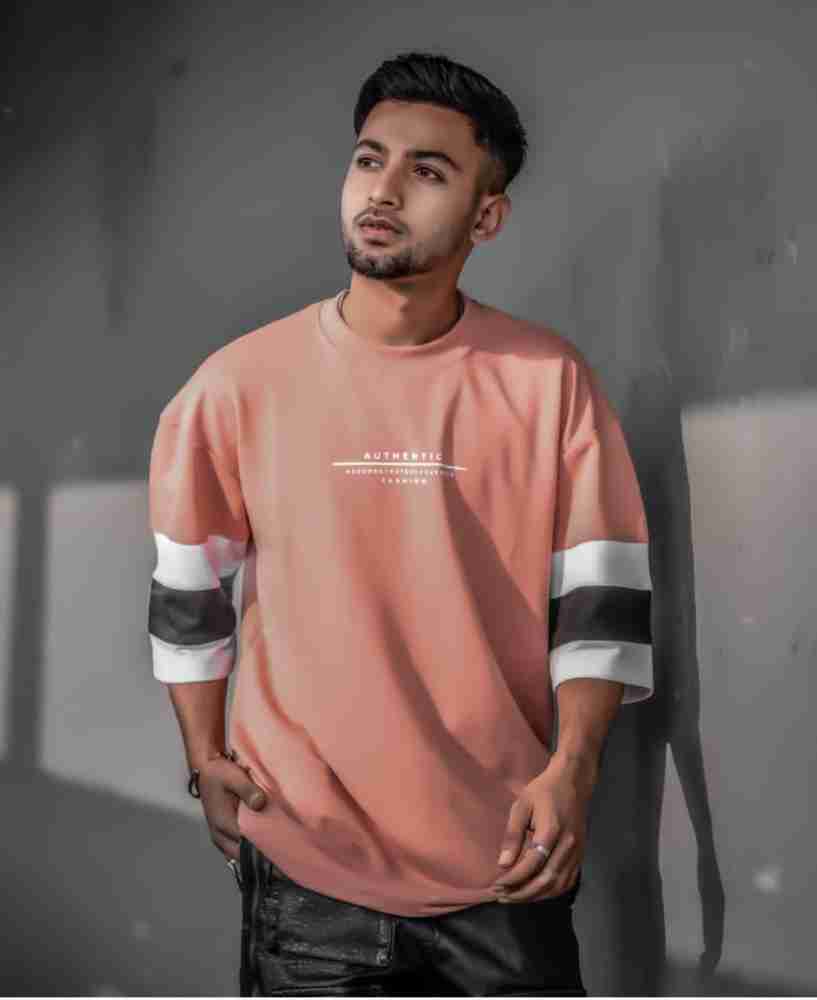 Copp Printed Men Round Neck Pink T-Shirt - Buy Copp Printed Men Round Neck Pink  T-Shirt Online At Best Prices In India | Flipkart.Com