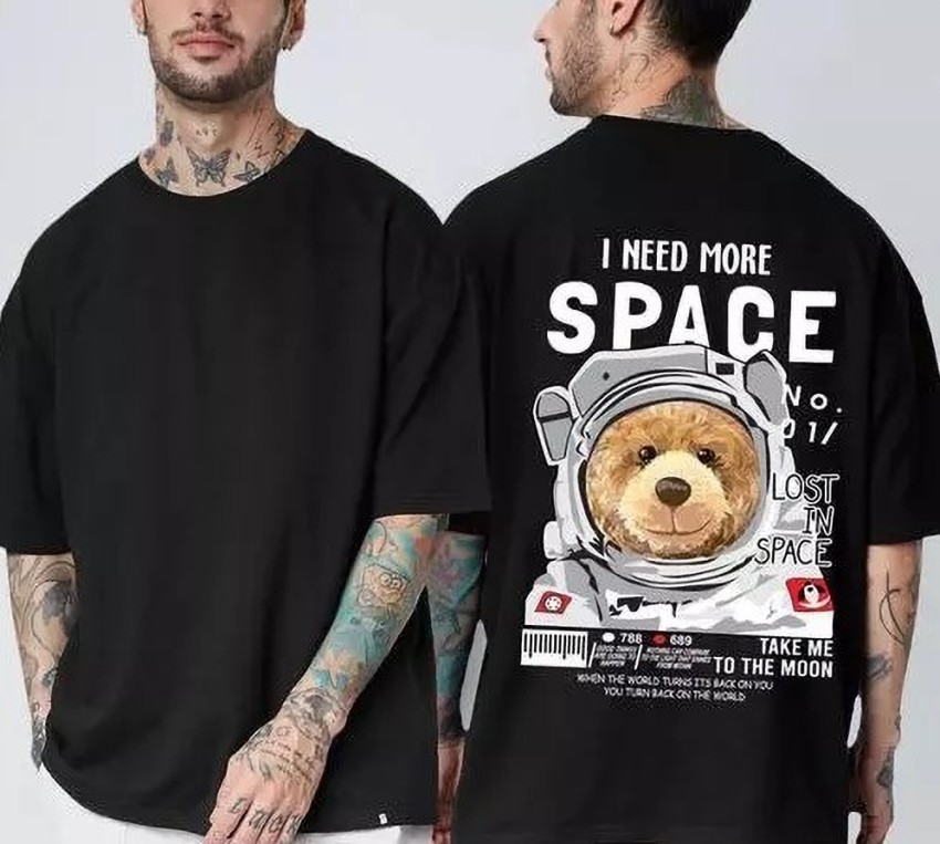 T-shirt Round Neck SS print Teddy Bear