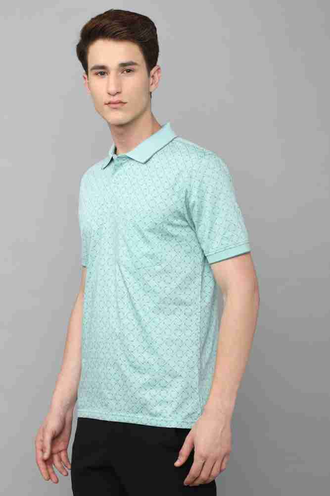Louis Philippe cotton maroon plain polo t shirt - G3-MTS16309