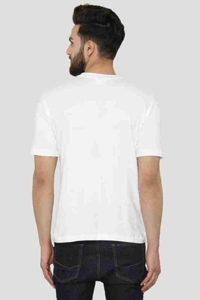 Plain Mens White T-shirt Mc Stan