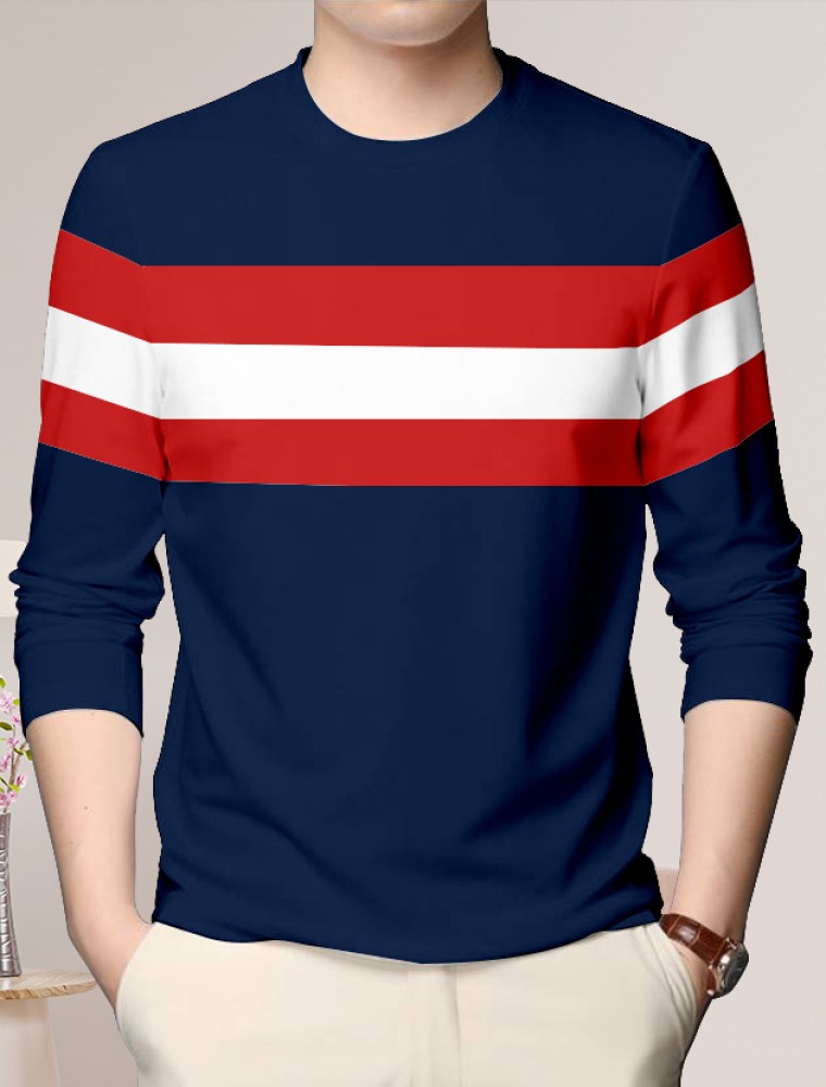 Buy Navy Blue Tshirts for Men by AUSK Online