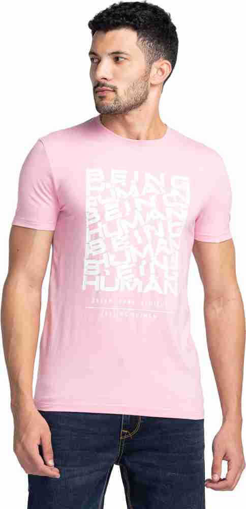 Being human shop pink t shirt