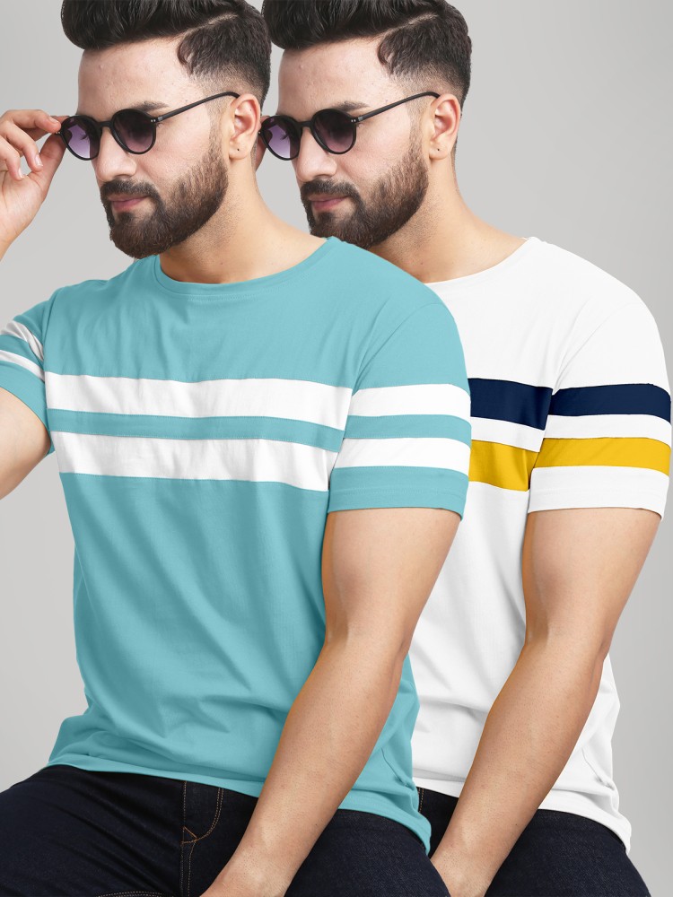 Buy Navy Blue Tshirts for Men by AUSK Online