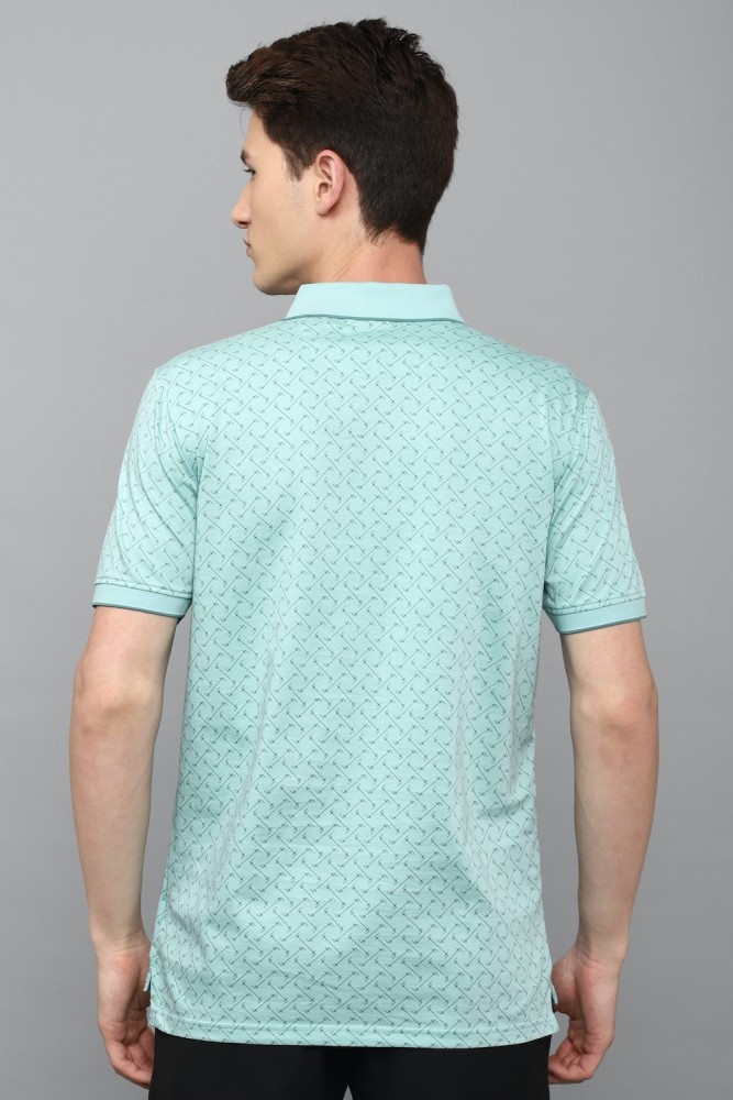 Louis Philippe sea green half sleeves t shirt - G3-MTS16308 