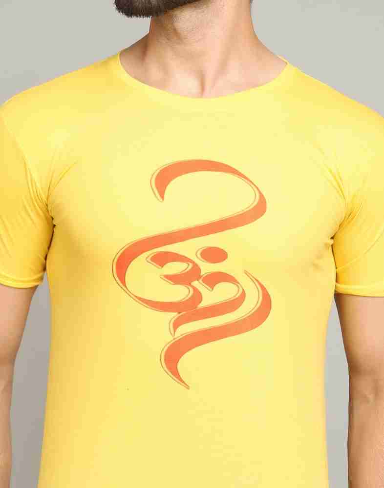 Buy online Yellow Color Block Cut & Sew T-shirt from top wear for Men by  Sidkrt for ₹449 at 55% off