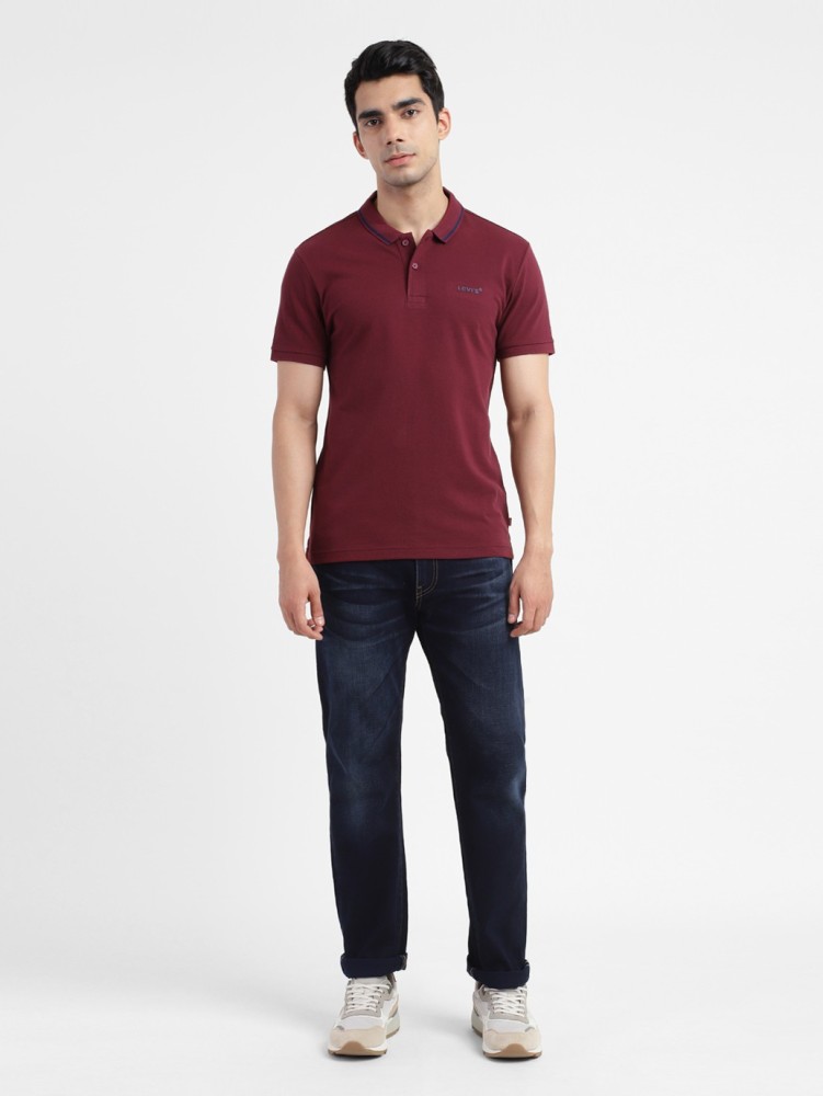 Levi's maroon clearance t shirt