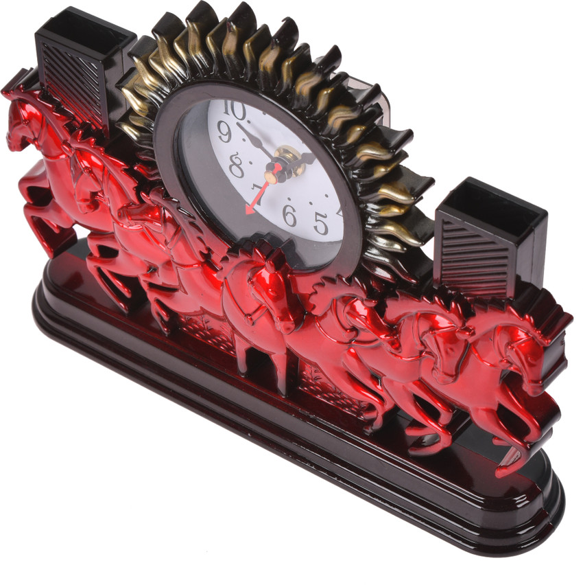 Casakart Analog Red Clock Price in India  Buy Casakart Analog Red Clock  online at Flipkartcom