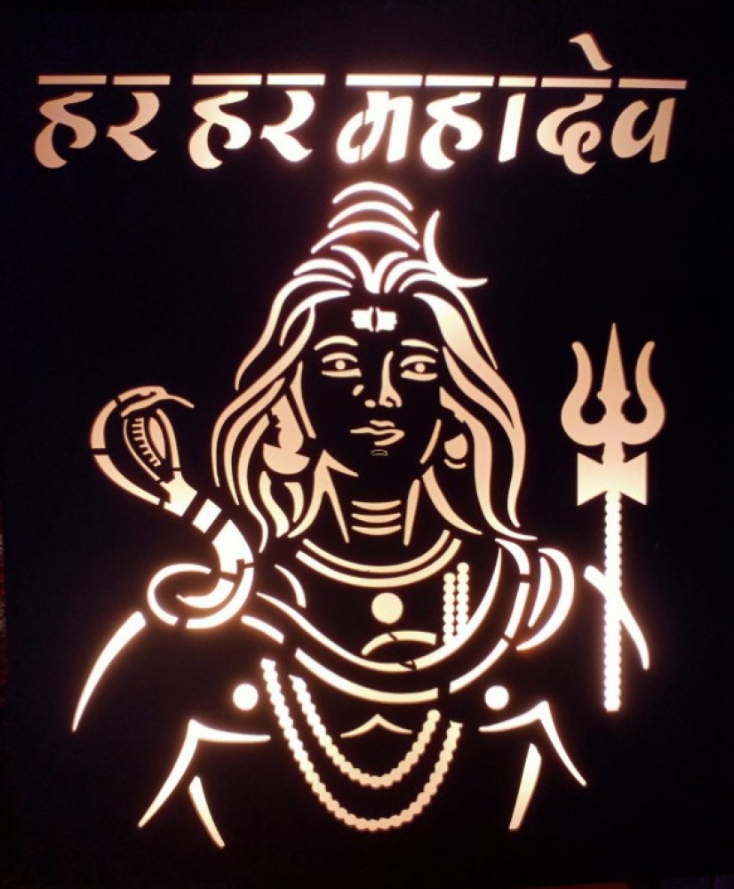 KESHAV EN The Lord Shiva 3D Illusion Night Lamp Night Lamp Price ...
