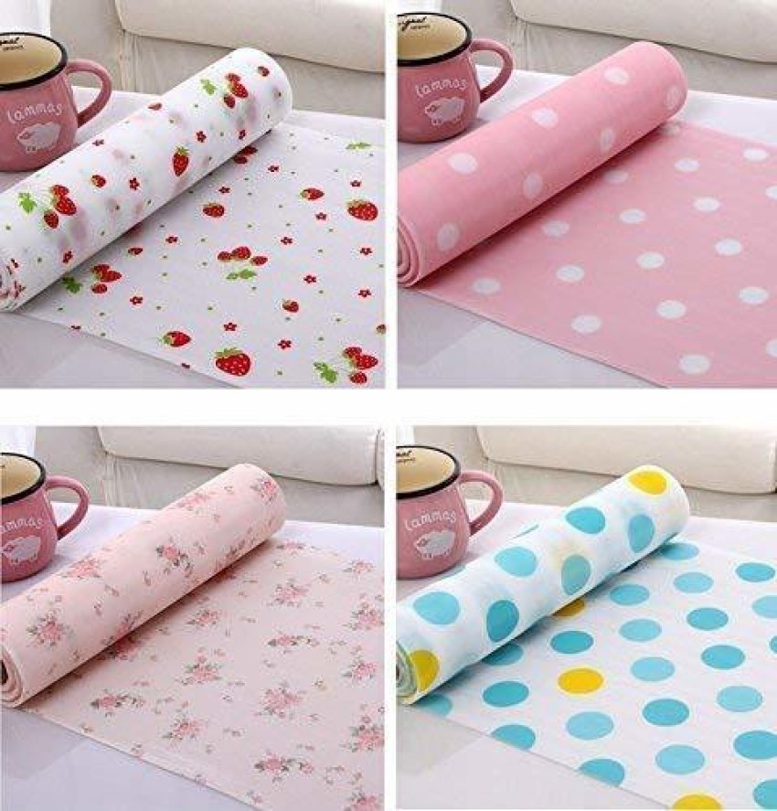 1roll Kitchen Cabinet Liner, Shelf Drawer Liner, Cabinet Mat Liner, Paper  Moisture-Proof Waterproof Dust Proof Non-Slip Fridge Table Pad Shelf Paper F