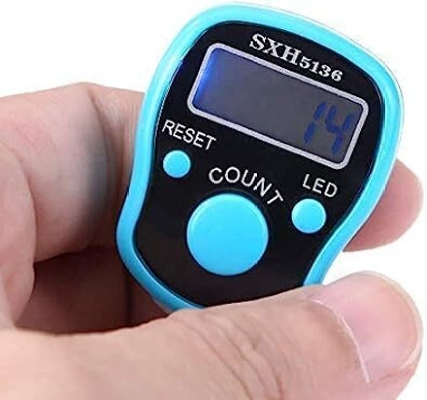 5 Number Clicker Tasbeeh Tasbih Mini Finger Ring Digital Hand Tally Counter