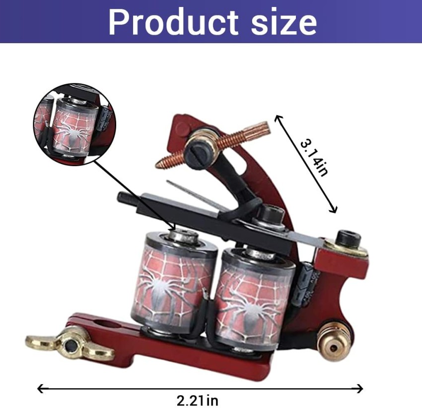 Professional Alloy Tattoo Machine Wrap Coils Tattoo Kits For Lining Shading  Coloring Supplies  Fruugo IN