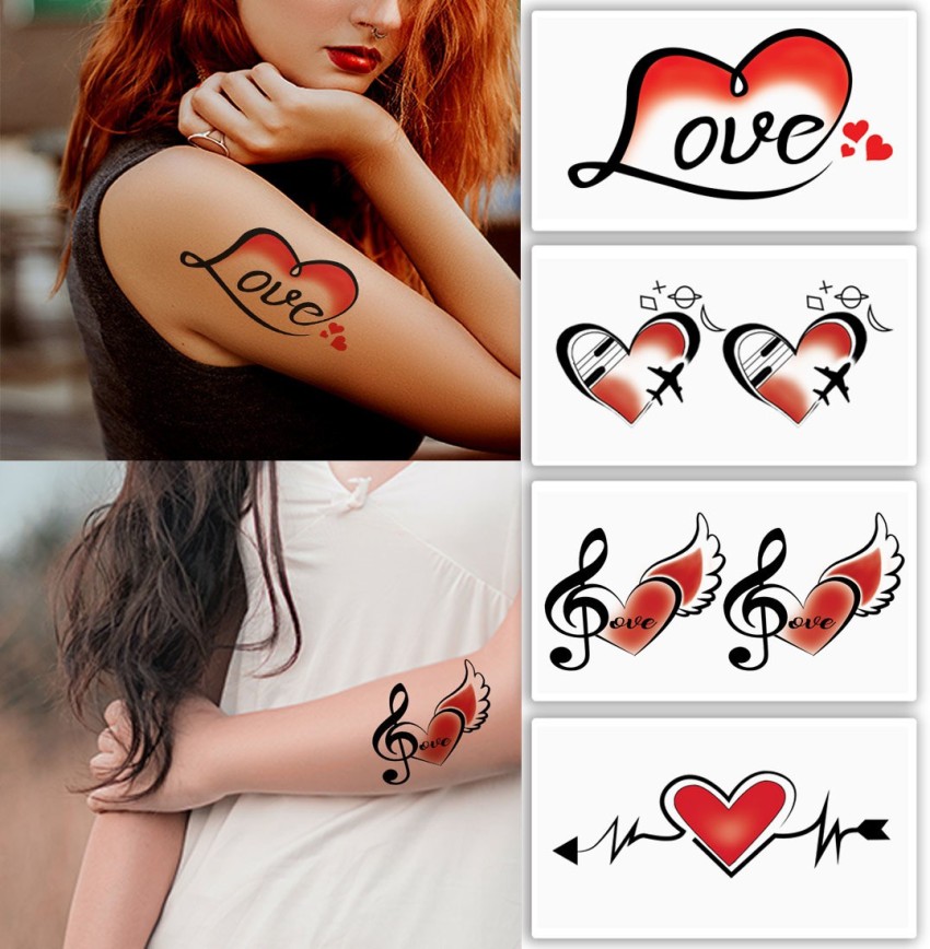 Linked Hearts Tattoo On Wrist High-Res Stock Photo - Getty Images