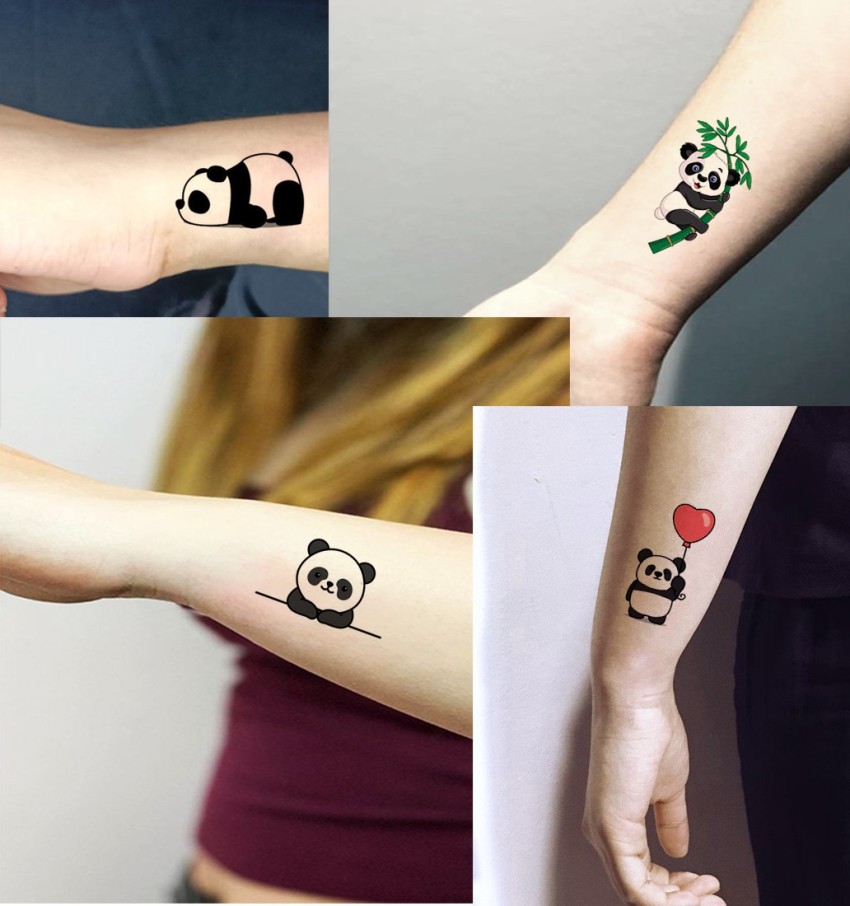 23 Lovely Panda Tattoo Designs  Panda tattoo Geometric tattoo panda Cute  animal tattoos