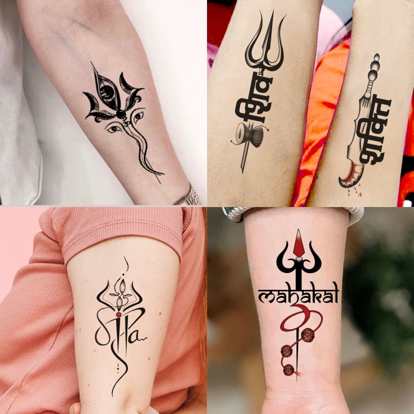 Maa Paa with Trishul tattoo  Skin Machine Tattoo Studio  Facebook