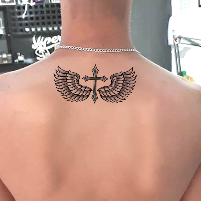 Black Angel Wings Temporary Tattoo For Men Demon Wings 57 OFF