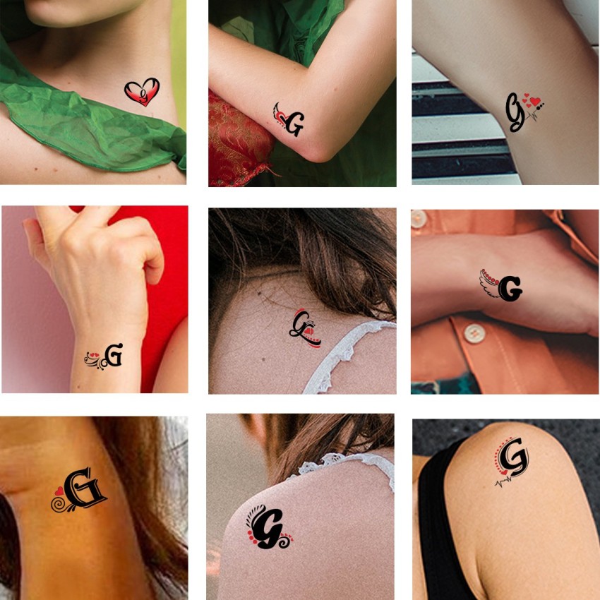 letter g fonts for tattoos  Letter G Stencil  Tattoos  Letter g tattoo G  tattoo Initial tattoo