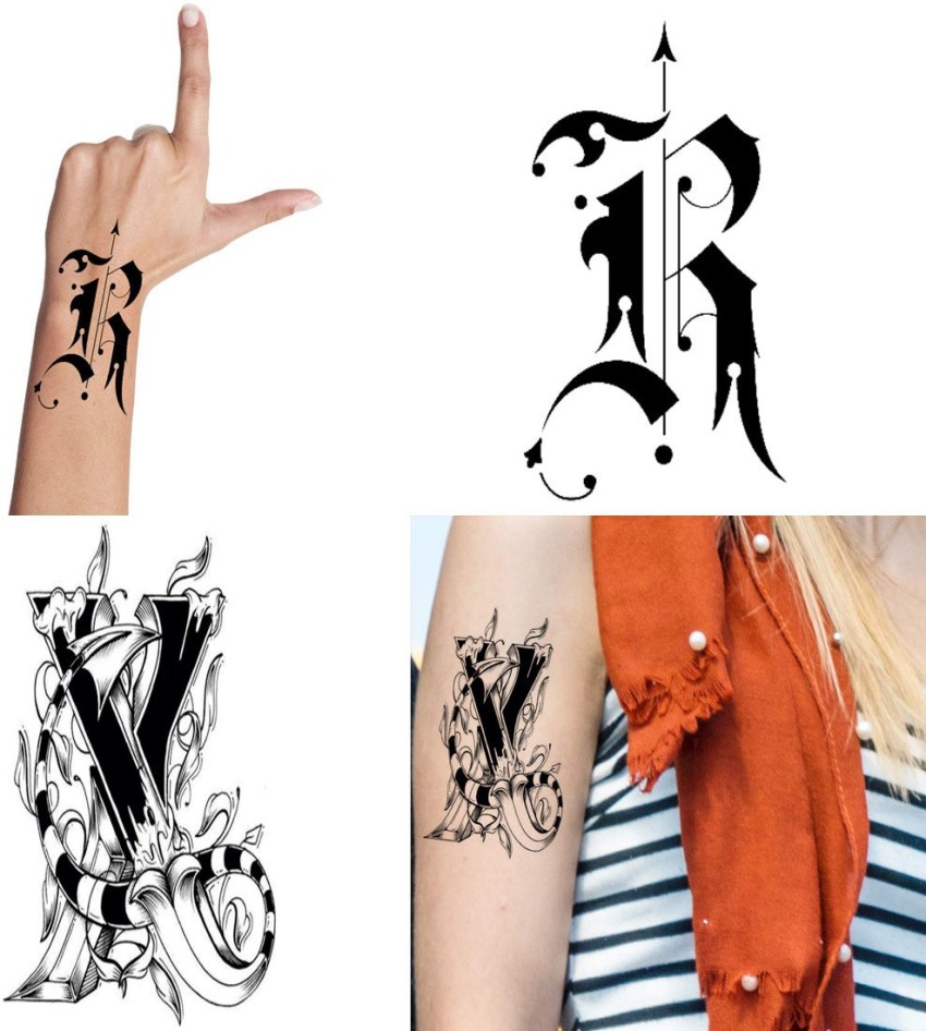 Details more than 80 r alphabet tattoo design  thtantai2