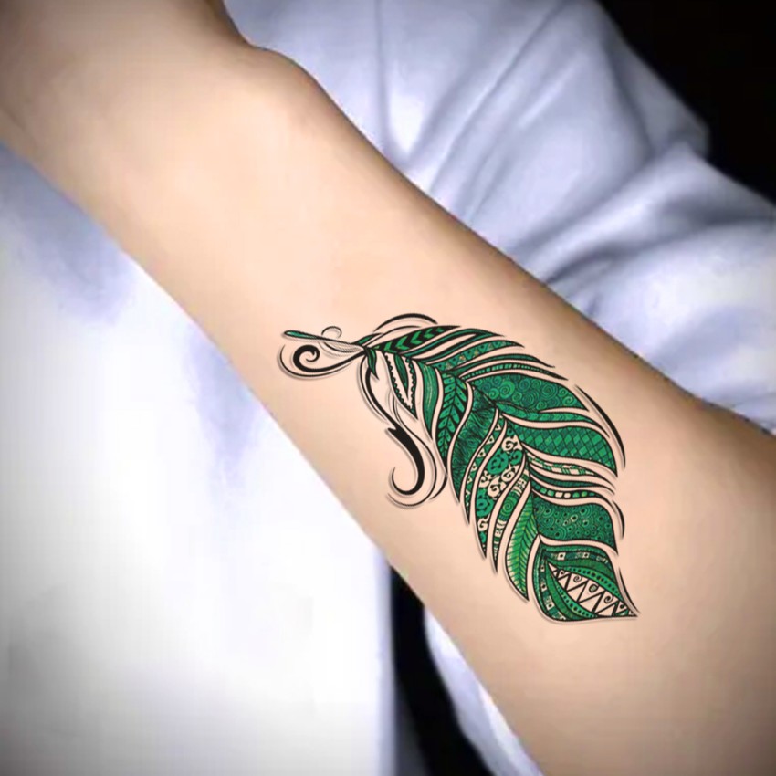SAVI Full Arm Tattoo Full Sleeve Arm Tattoo For Men Stylish Lion with  Rose Tattoo For Girls Women Temporary Tattoo Sticker Size 48x17CM   Amazonin Beauty