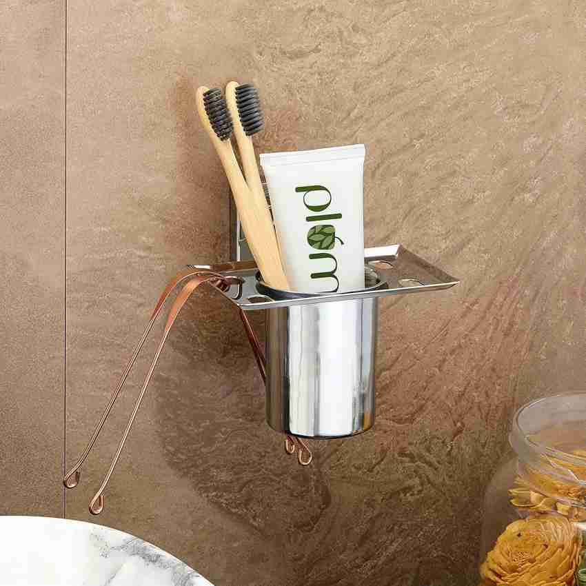 Premium Wall Mounted Toothbrush Holderstainless Steel Razor Holder