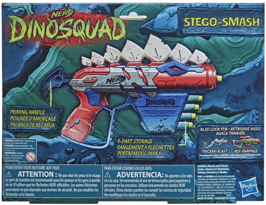 REVIEW] Nerf DinoSquad  Rex-Rampage, Tricera-Blast, & Stego-Smash 