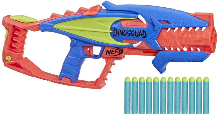 NERF DinoSquad Armorstrike Dart Blaster, 16 Darts, Indoor and Outdoor  Games, Dinosaur Toys for 8 Year Old Boys and Girls and Up - Yahoo Shopping