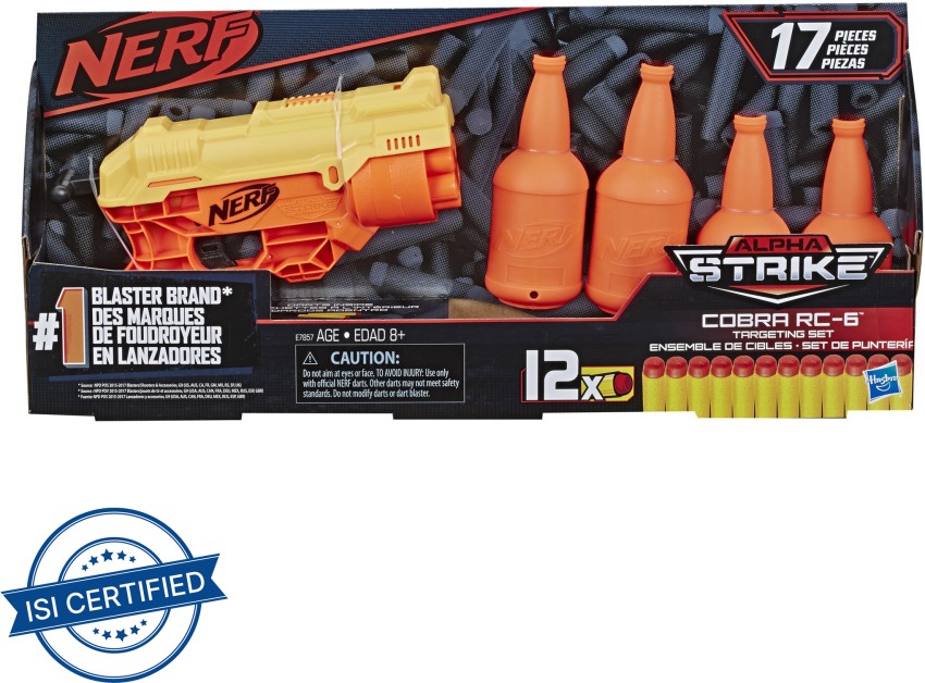 NERF Alpha Strike Cobra RC-6 Blaster and Target Set 