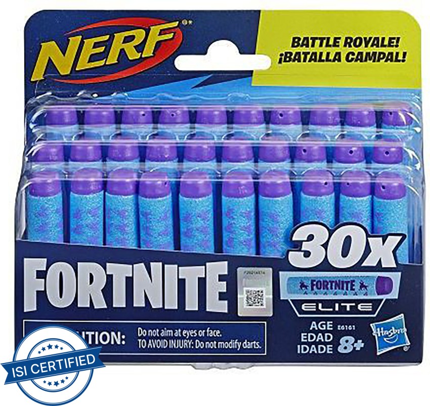 Nerf Fortnite SR Blaster, Includes 8 Official Nerf Darts, for Kids Ages 8  and Up