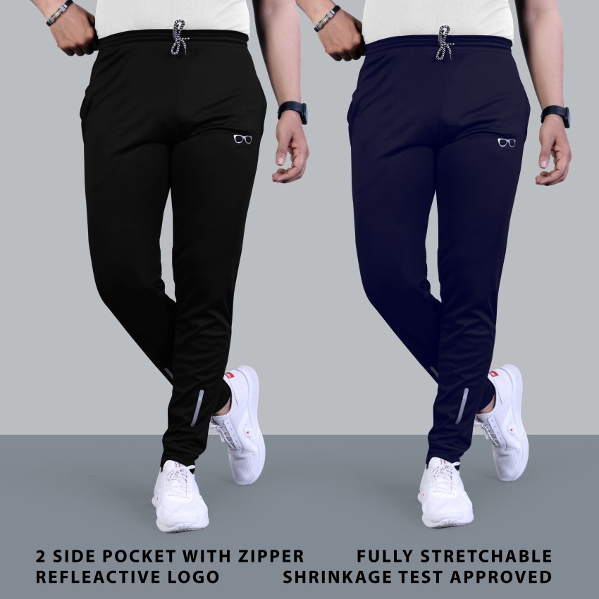 Buy Chromozome Men Blue Night Solid Cotton Blend Track Pants Online at Best  Prices in India  JioMart