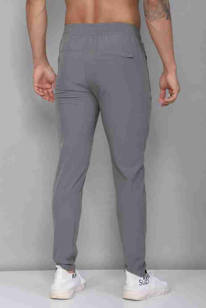 Sport Sun Solid Men Grey Track Pants