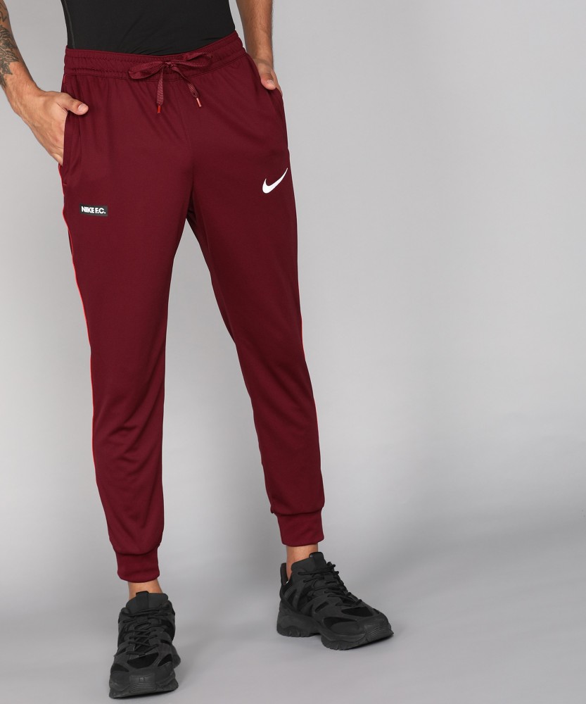 Nick Sports Red Polyester Track Pant