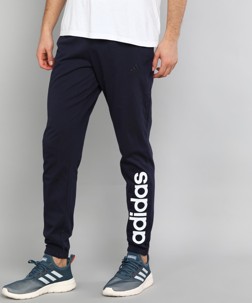 Adidas Mens Track Pants CE5564ConavyWhiteLarge  Amazonin Fashion