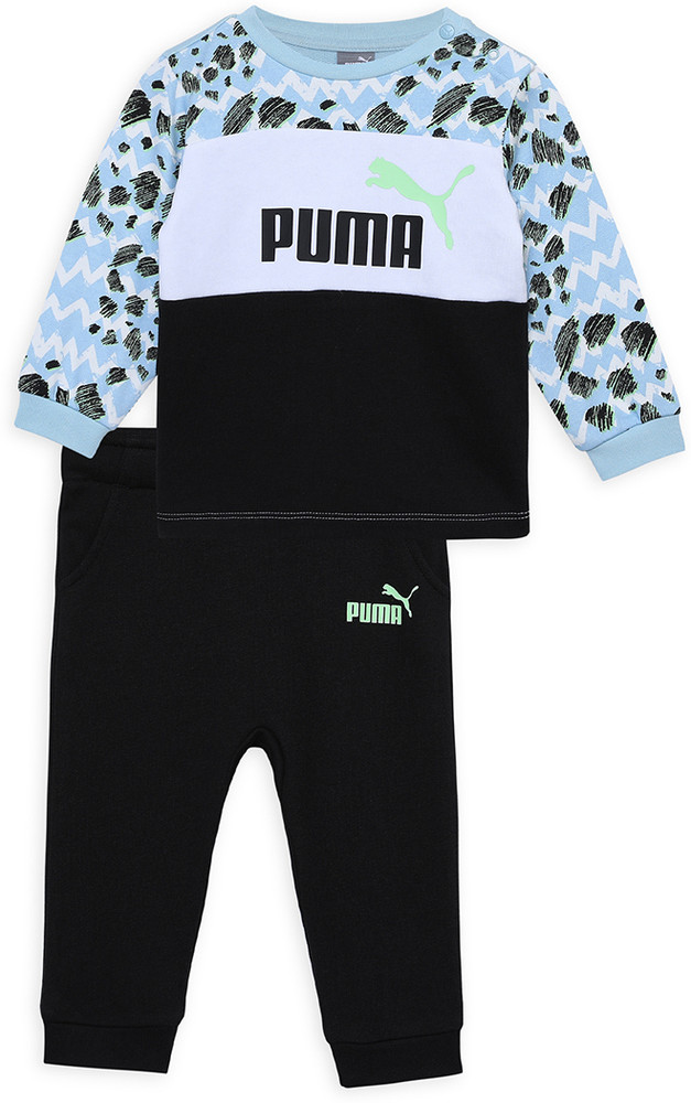 PUMA ESS MIX MTCH Infants Jogger Colorblock Baby Boys Track Suit