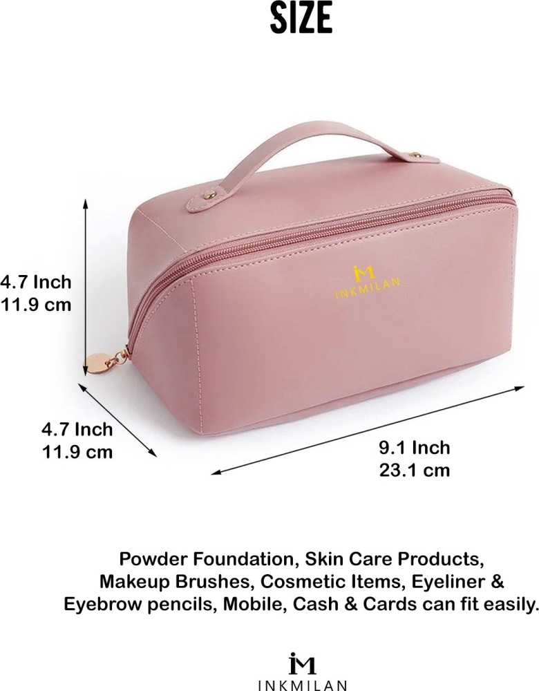 Fashion Portable Cosmetic Bag Travel Nylon Cosmetic Bag (rose Gold)