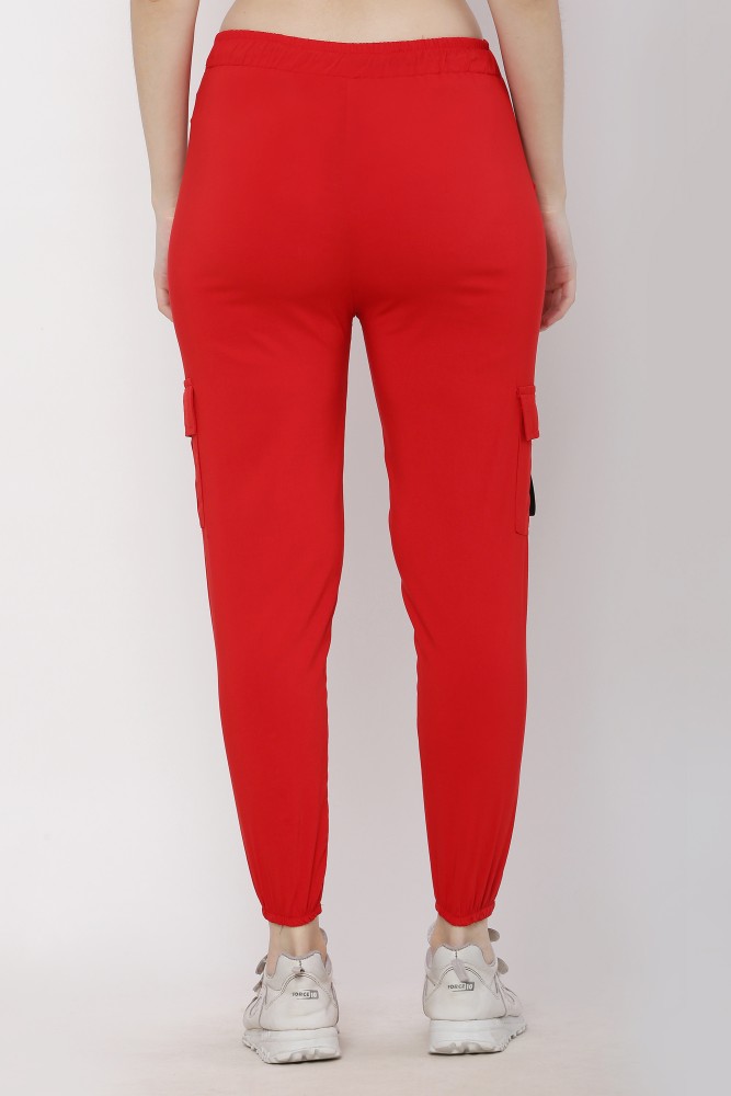 SRI CLUB Self Design Women Red Track Pants  Buy SRI CLUB Self Design Women  Red Track Pants Online at Best Prices in India  Flipkartcom