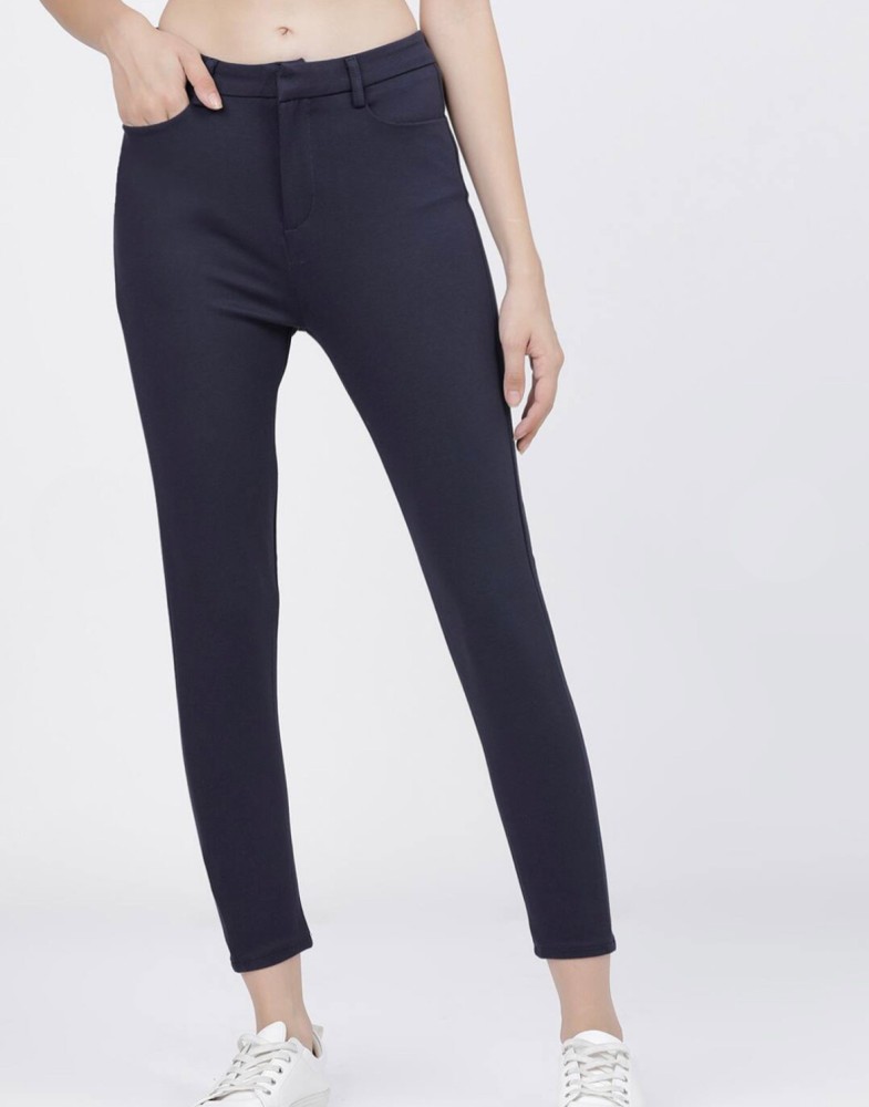 Buy Blue Trousers Online  W for Woman