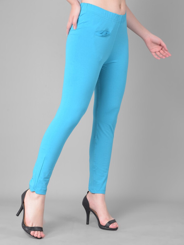 Comfort Lady Regular Fit Women Blue Trousers - Buy Comfort Lady