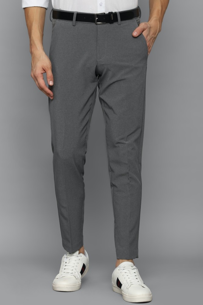 Allen Solly Slim Fit Men Grey Trousers  Buy Allen Solly Slim Fit Men Grey  Trousers Online at Best Prices in India  Flipkartcom
