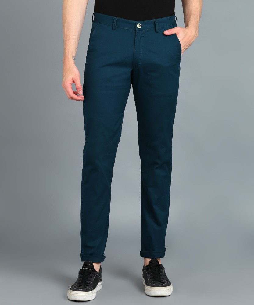 Parx Casual Trousers  Buy Parx Dark Green Trousers Online  Nykaa Fashion