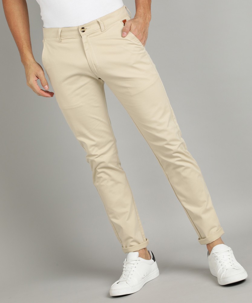 Cream Coloured Trousers  Buy Cream Coloured Trousers online in India