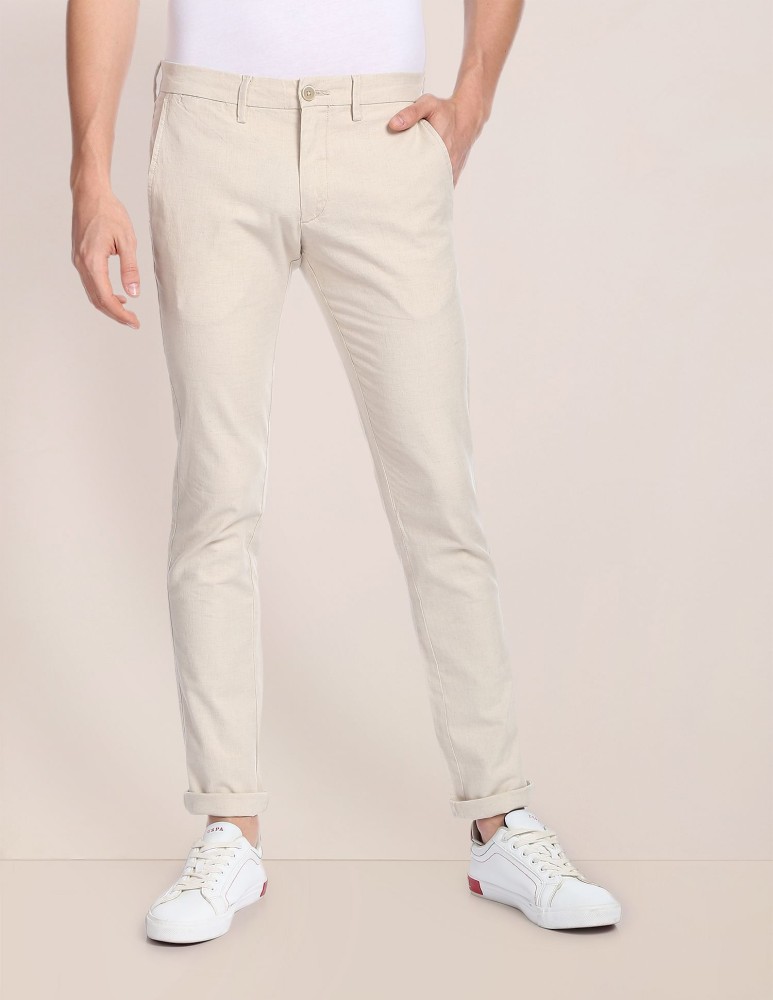 US POLO ASSN Men Khaki Flat Front Solid Casual Trousers Buy US POLO  ASSN Men Khaki Flat Front Solid Casual Trousers Online at Best Price in  India  NykaaMan