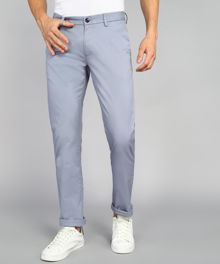 Allen Solly Casual Trousers  Buy Allen Solly Men Grey Slim Casual Trousers  Online  Nykaa Fashion