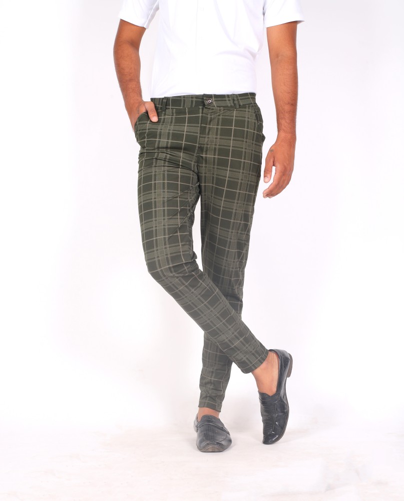 Buy Pista Green Trousers  Pants for Men by SOJANYA Online  Ajiocom