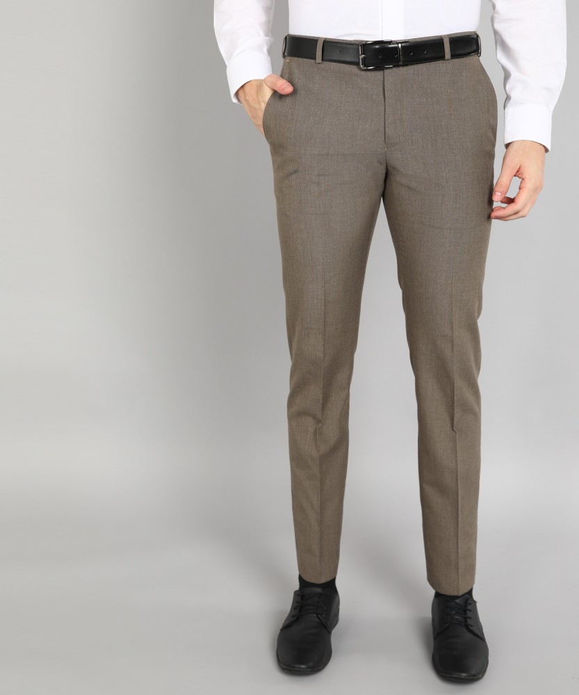 Regular Fit Linen suit trousers  Light beige  Men  HM IN