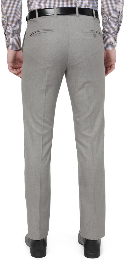 Buy Cheap Prom Suit Chanderi Silk Steel Grey Trouser Suit LSTV08490