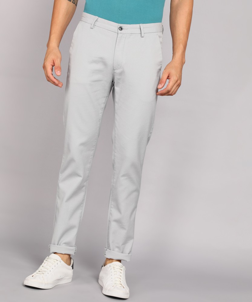 Arrow Sports Casual Trousers  Buy Arrow Sports Grey Bronson Slim Fit  Printed Casual Trousers Online  Nykaa Fashion