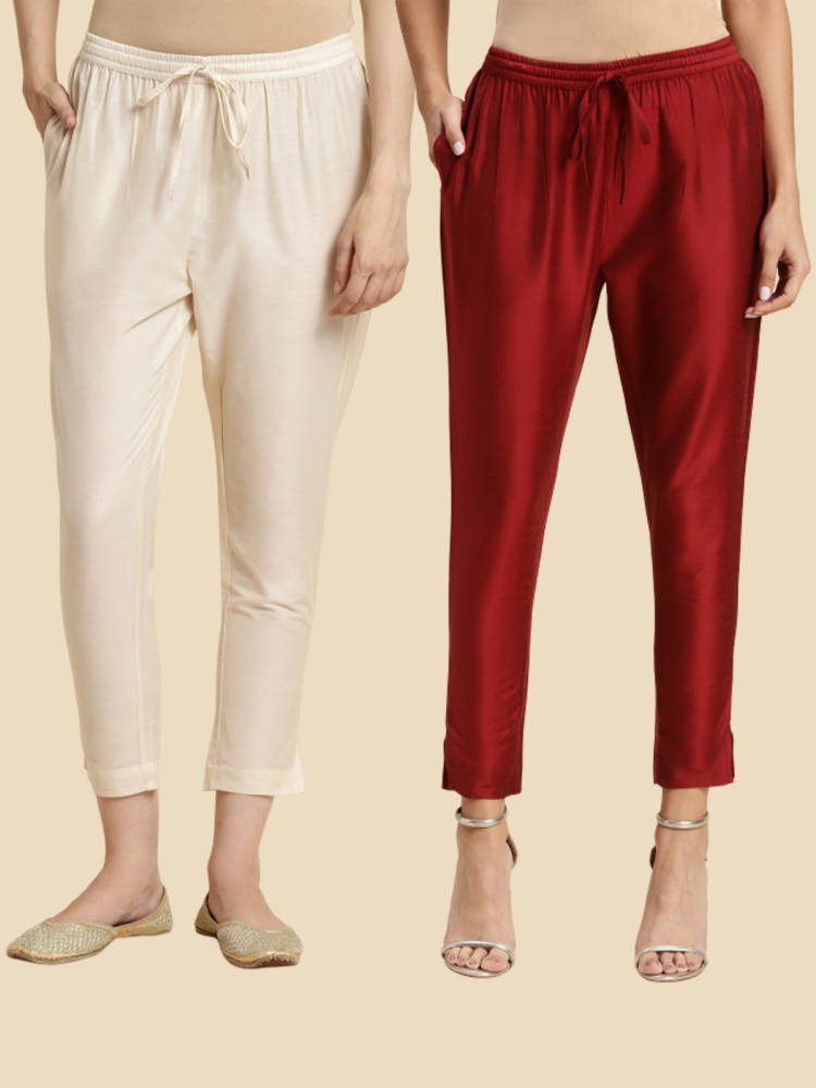 Buy White Pants for Women by Rangita Online