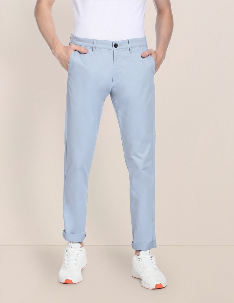 US POLO ASSN Slim Fit Men Blue Trousers  Buy US POLO ASSN Slim Fit  Men Blue Trousers Online at Best Prices in India  Flipkartcom